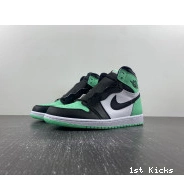 Green 1 Air Jordan High OG Glow DZ5485-130 0612